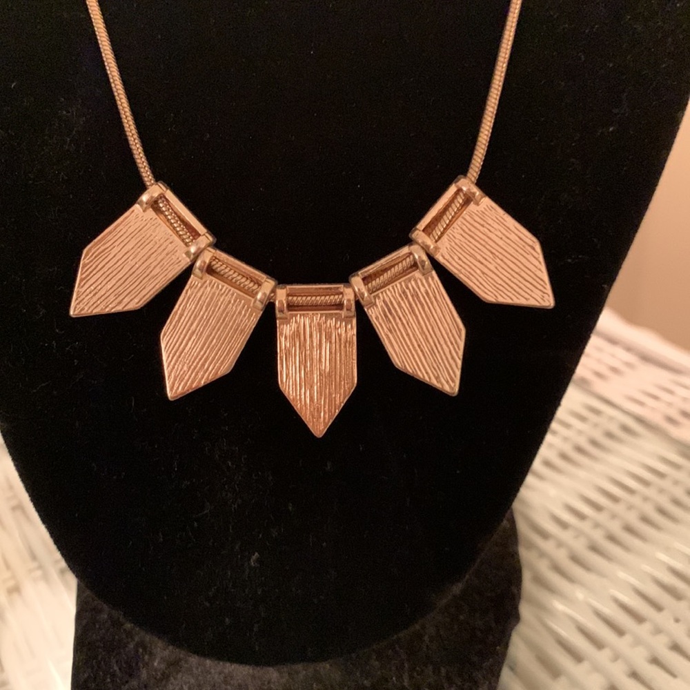 Target - Marble and Gold Statement Necklace - Picture 3 of 4